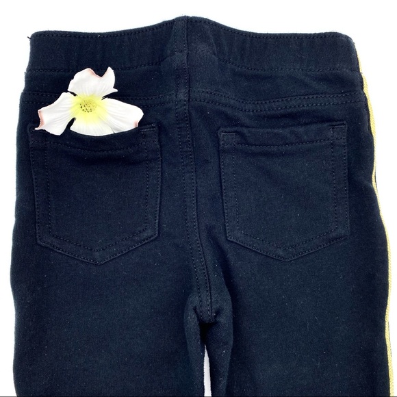 NWOT Cat & Jack Black Gold Stripe Leggings, 3T - Picture 5 of 11